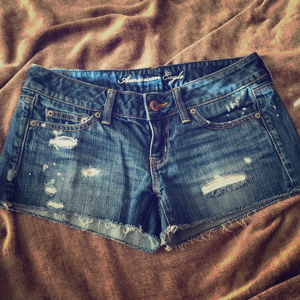 Denim shorts